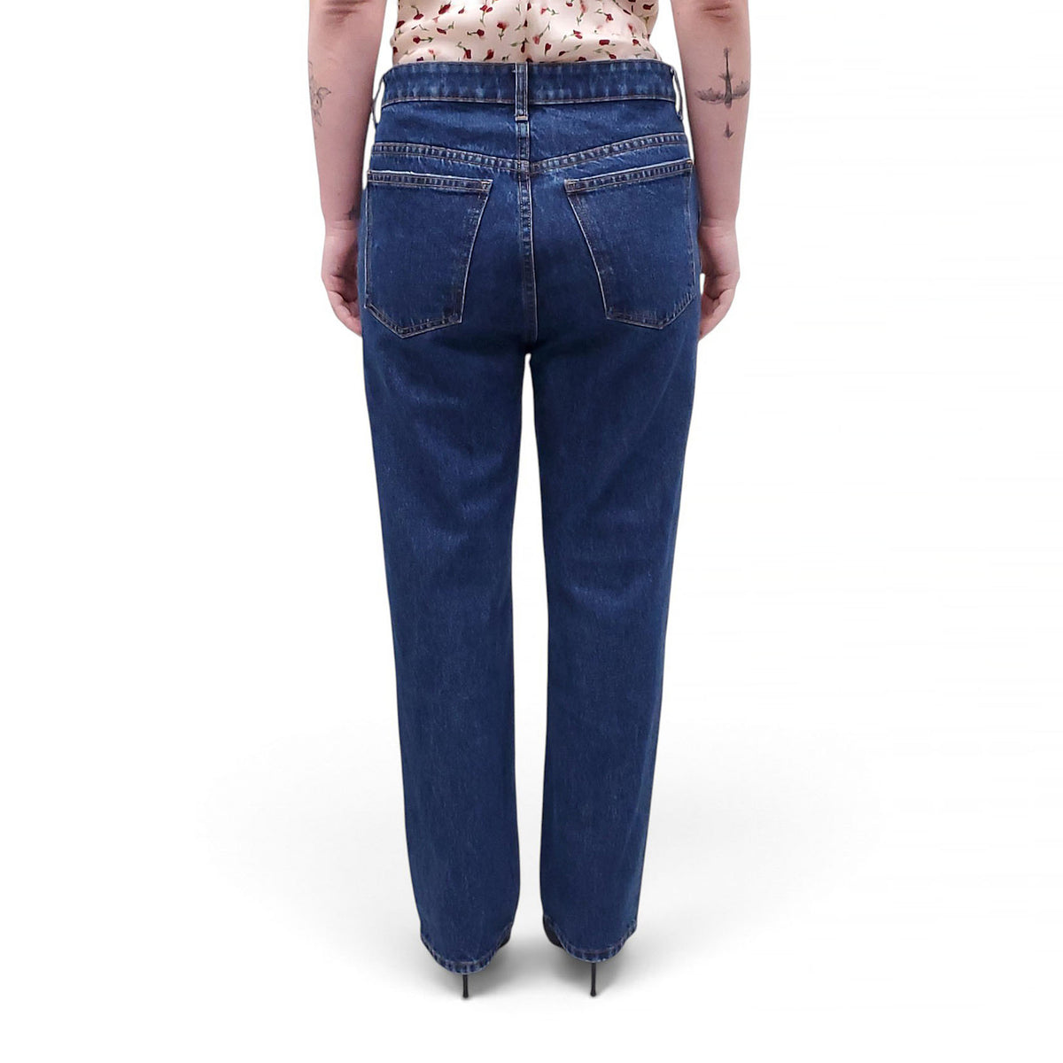 KHAITE DARK WASH ABIGAIL JEANS - SIZE 29