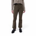 VERONICA BEARD ‘CARSON ANKLE FLARE’ GREEN CORDUROY JEANS - SIZE 25