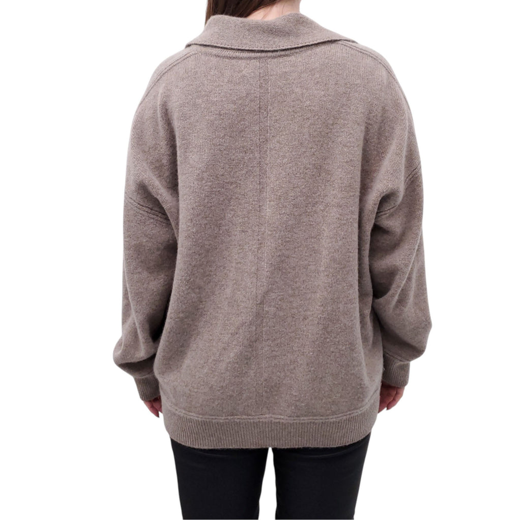 LA LIGNE WOOL AND CASHMERE VNECK SWEATER - SIZE XL