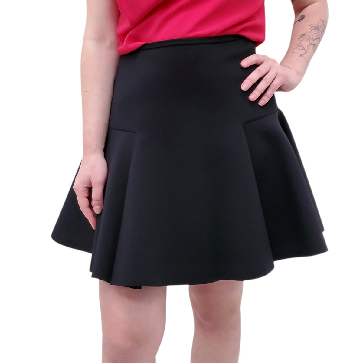 LANVIN RUFFLE MINI SKIRT - SIZE 44