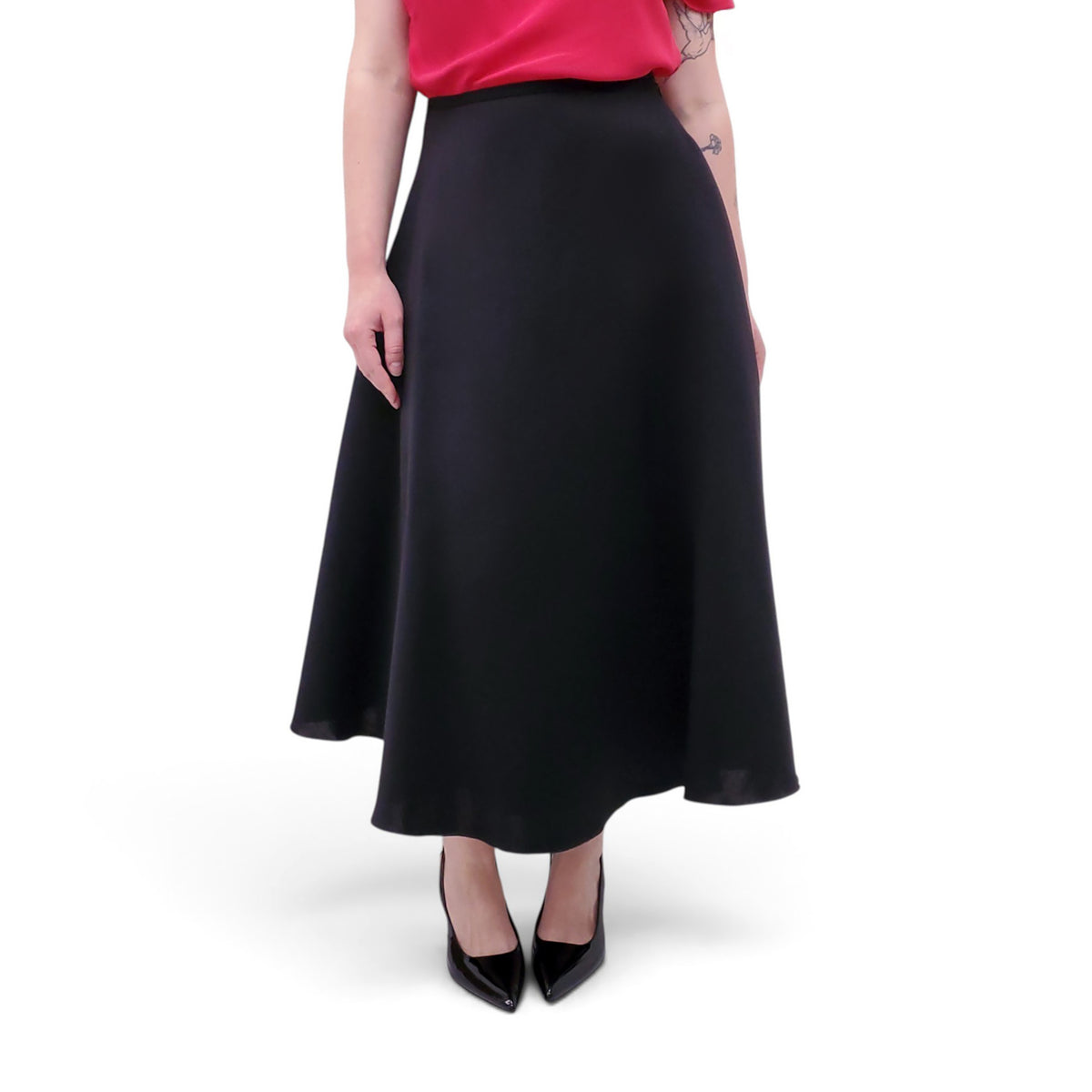 LANVIN ALINE BLACK SKIRT - SIZE 42
