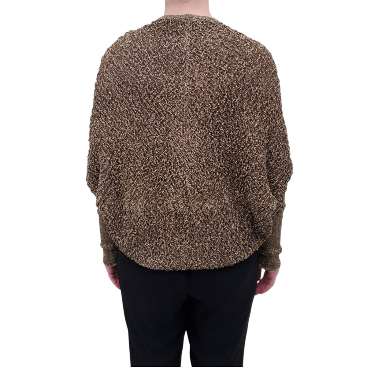 LANVIN GOLD JACKET WITH STONE - SIZE XS