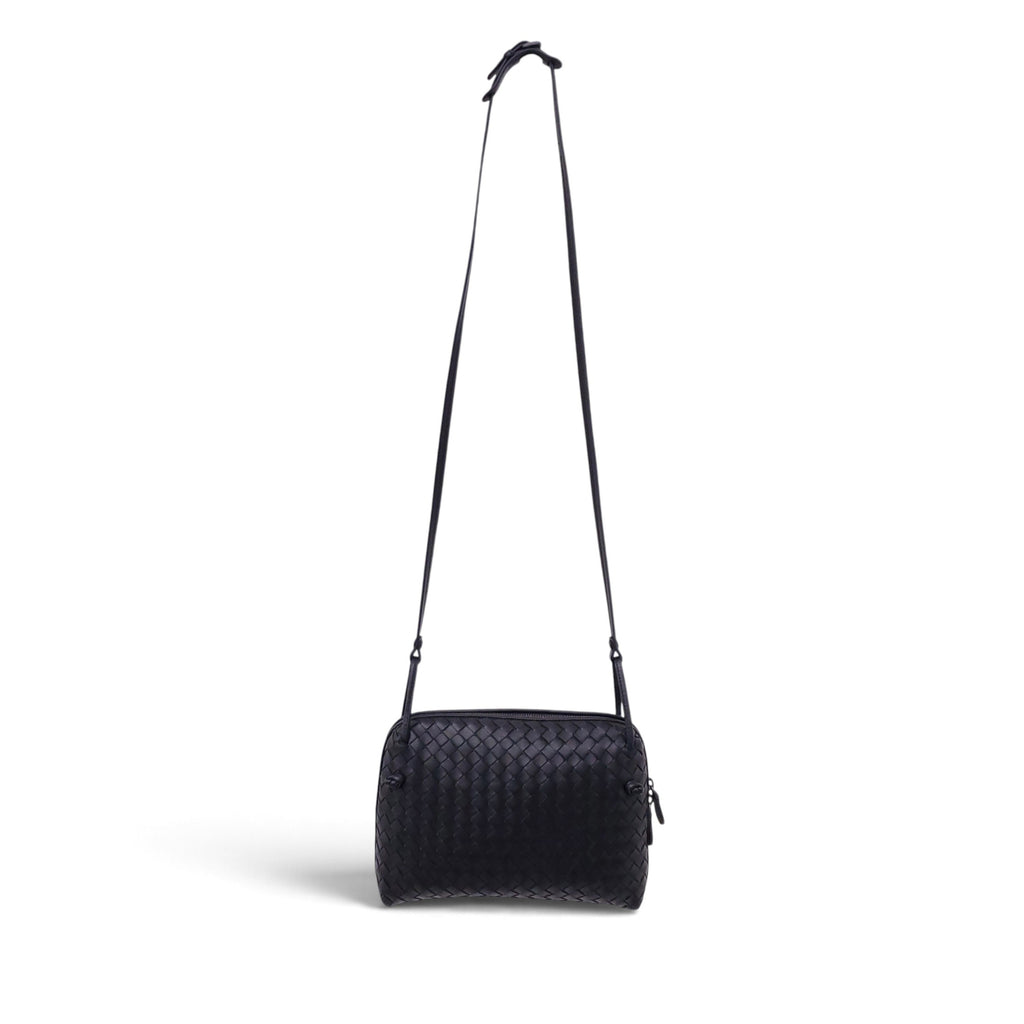 BOTTEGA VENETA INTRECCIATO BLACK NAPPA LEATHER NODINI LEATHER