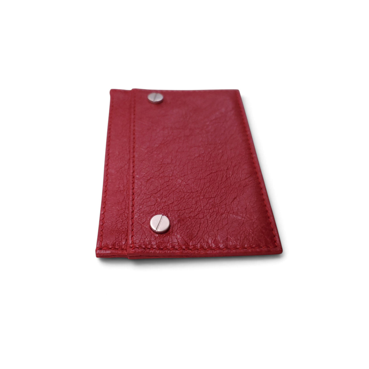 BALENCIAGA RED GARMENT CARD HOLDER