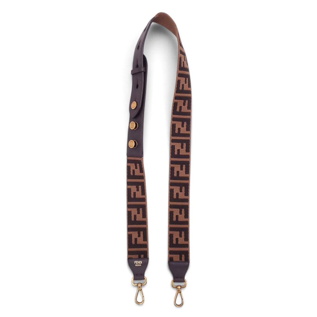 FENDI LOGO FF LOGO PURSE STRAP