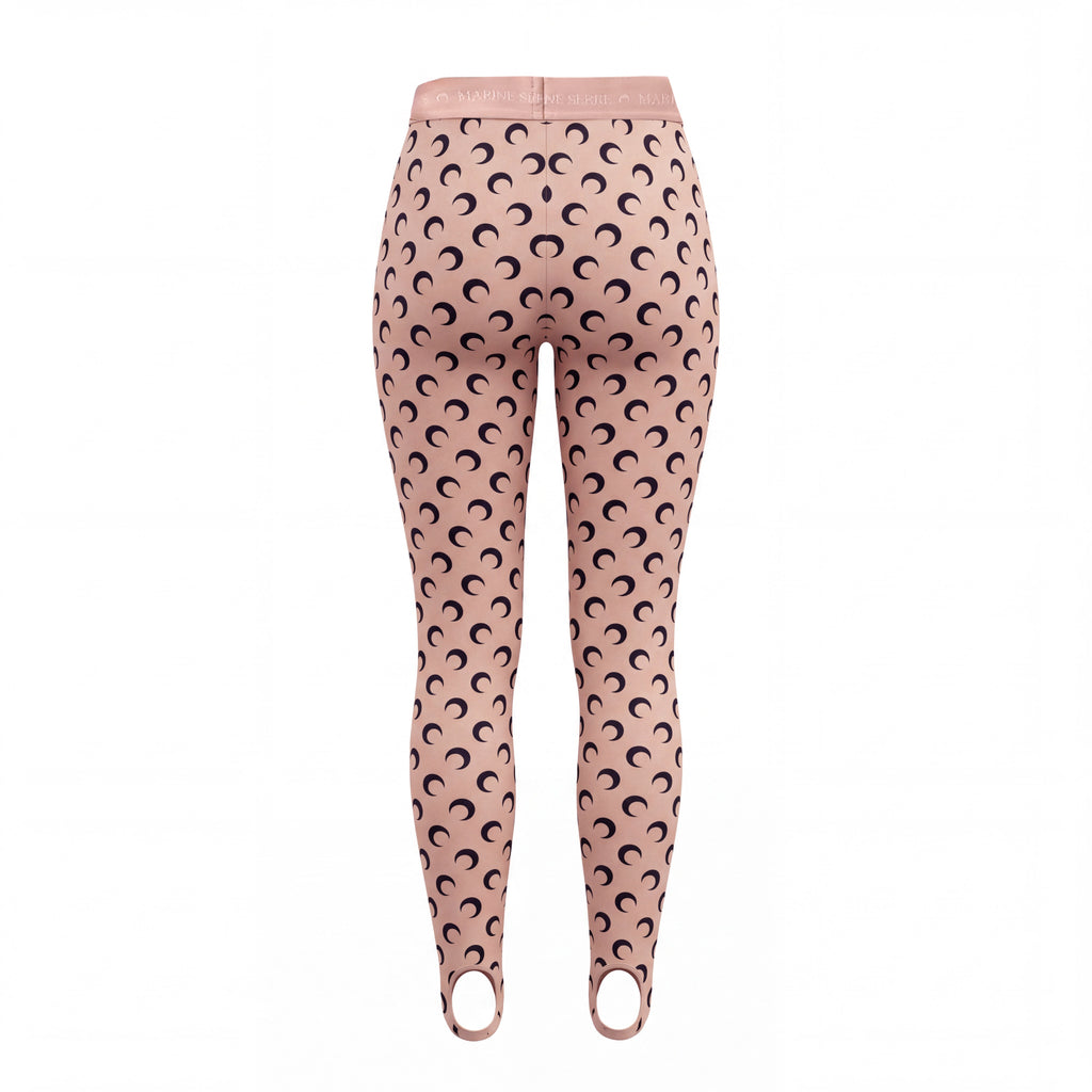 MARINE SERRE TANK MOON LOGO LEGGINGS - SIZE S