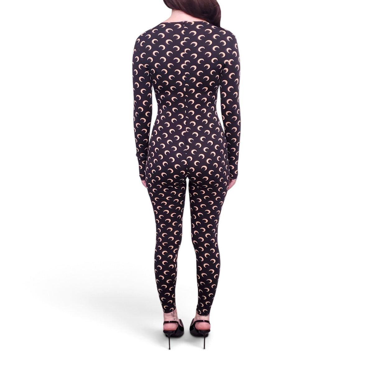 MARINE SERRE PRINTED JERSEY CATSUIT - SIZE M