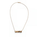 JENNIFER MEYER GOOD-LUCK 18-KARAT GOLD DIAMOND NECKLACE