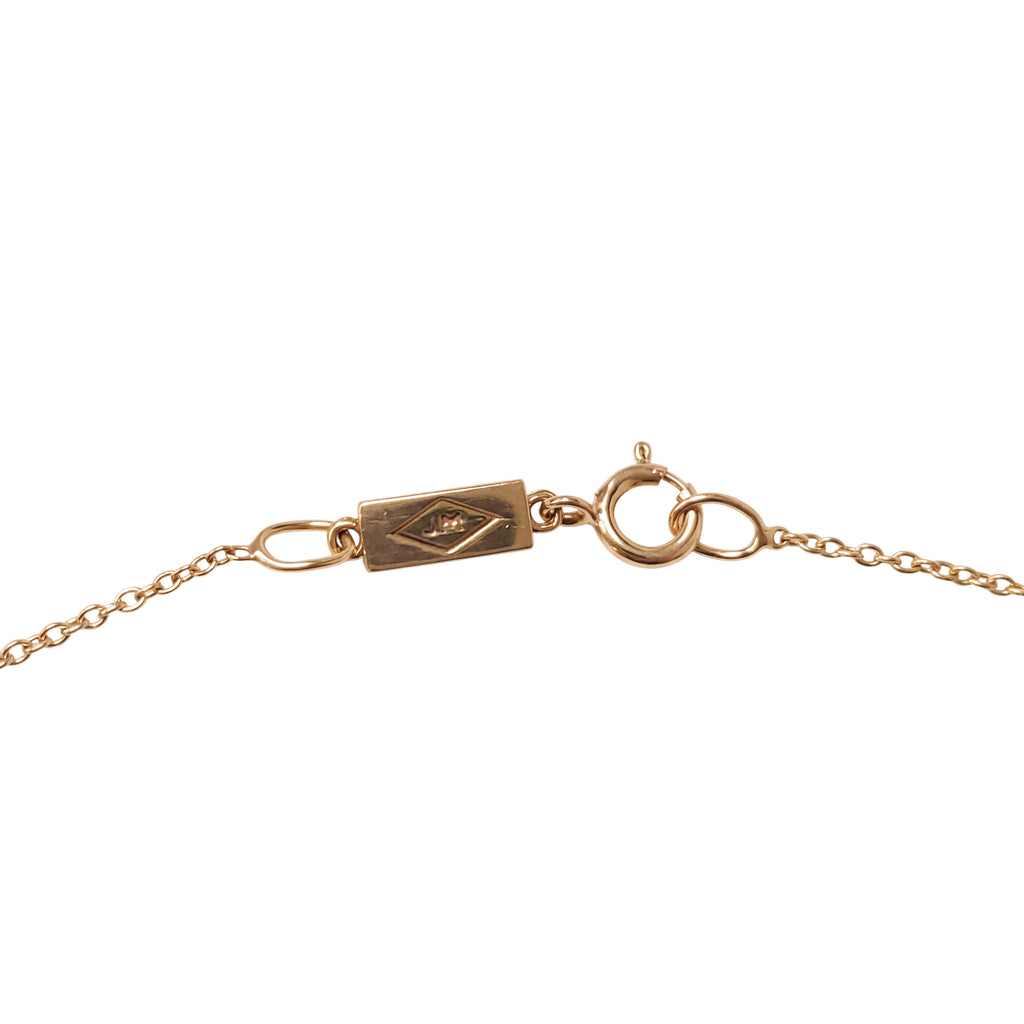 JENNIFER MEYER GOOD-LUCK 18-KARAT GOLD DIAMOND NECKLACE