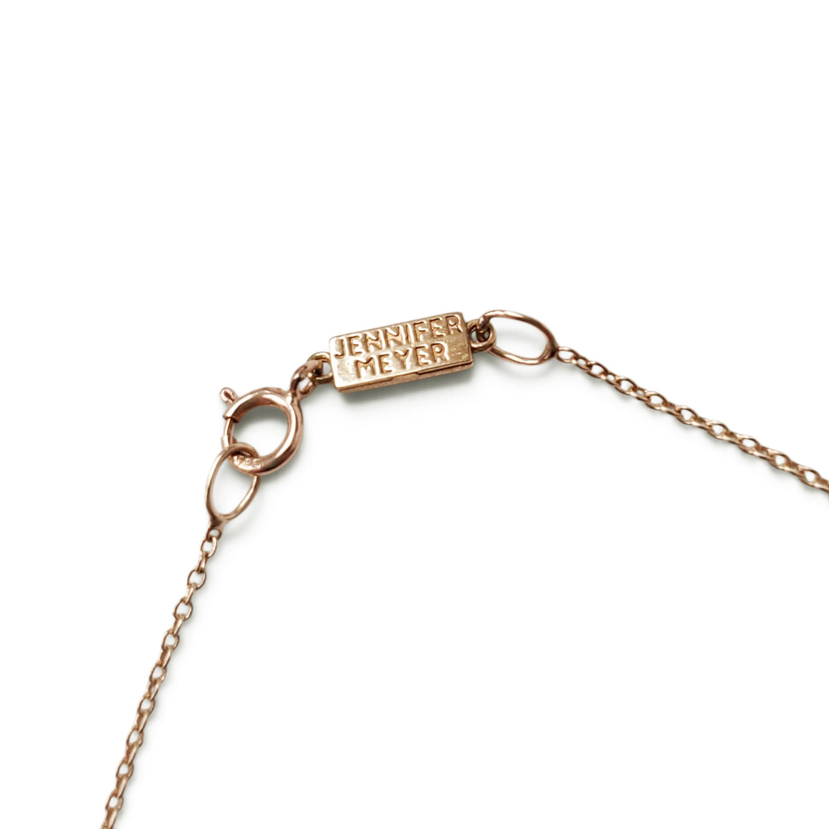 JENNIFER MEYER GOOD-LUCK 18-KARAT GOLD DIAMOND NECKLACE