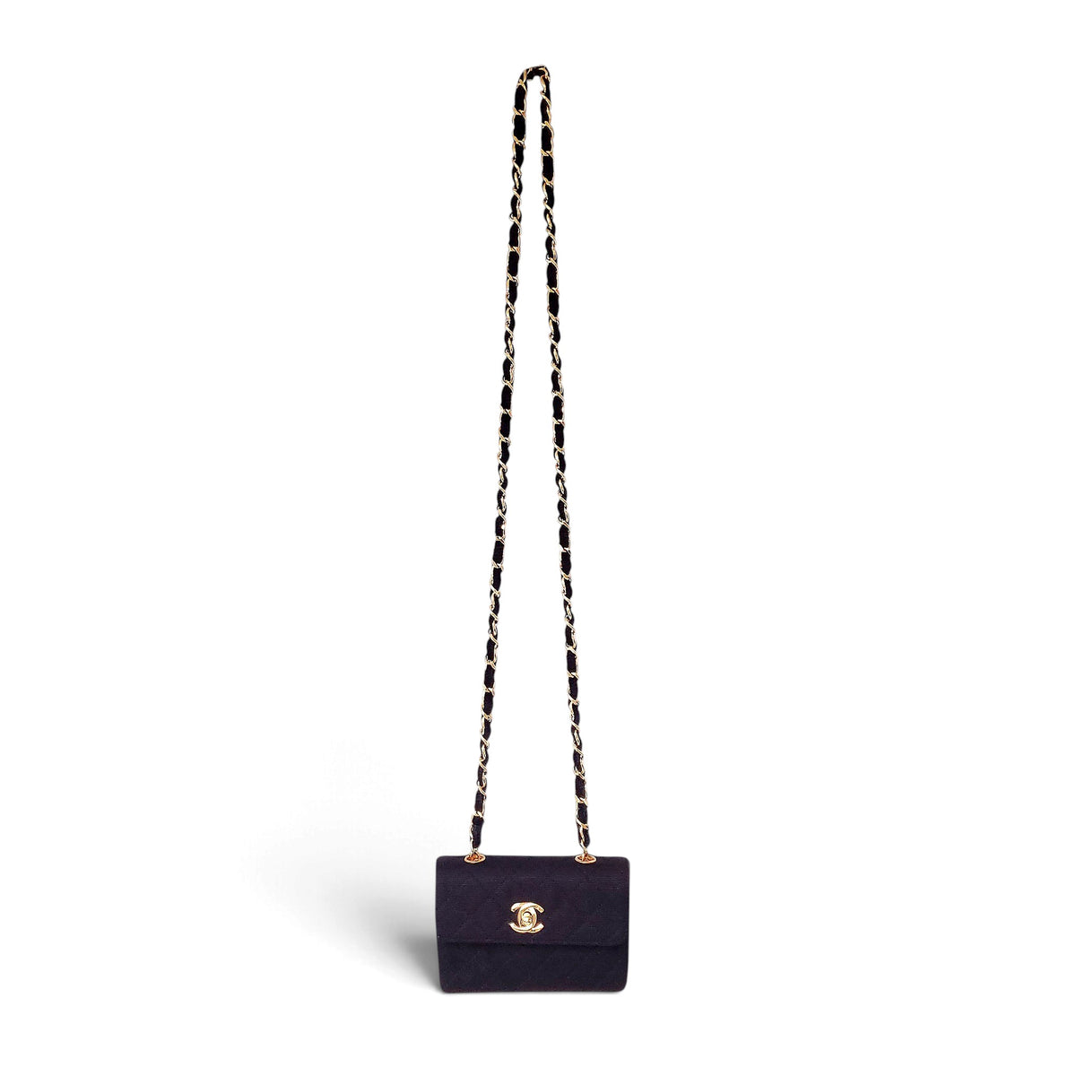 CHANEL GROSGRAIN MICRO FLAP MINI BAG