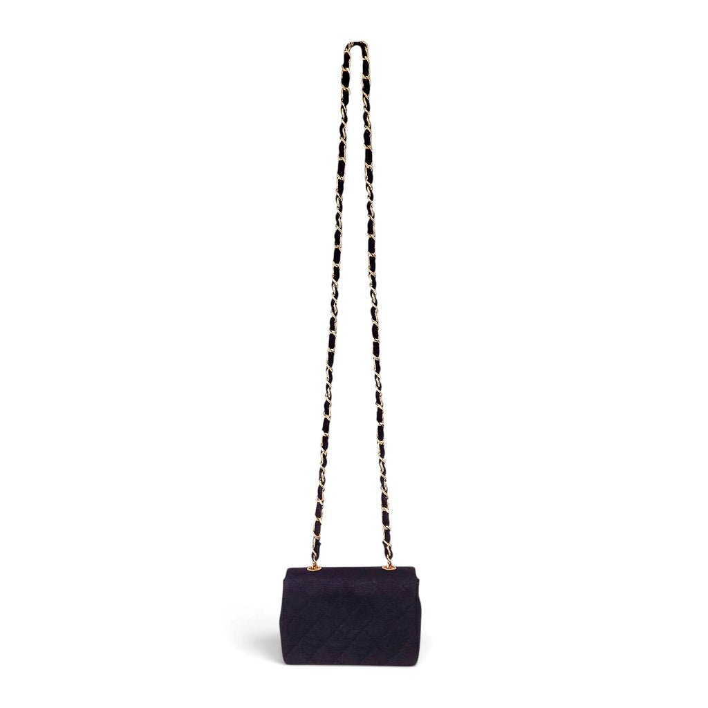 CHANEL GROSGRAIN MICRO FLAP MINI BAG