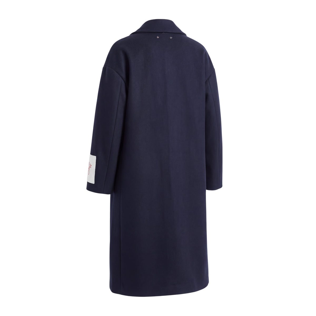 GOLDEN GOOSE NAVY COCOON COAT - SIZE 38