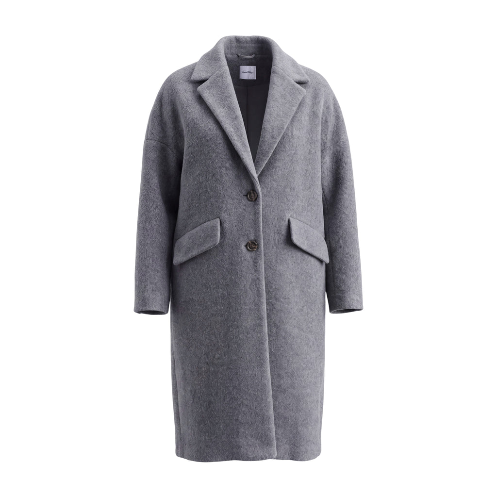 AMERICAN VINTAGE HEATHER GREY COAT - SIZE M/L