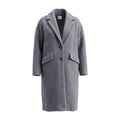 AMERICAN VINTAGE HEATHER GREY COAT - SIZE M/L