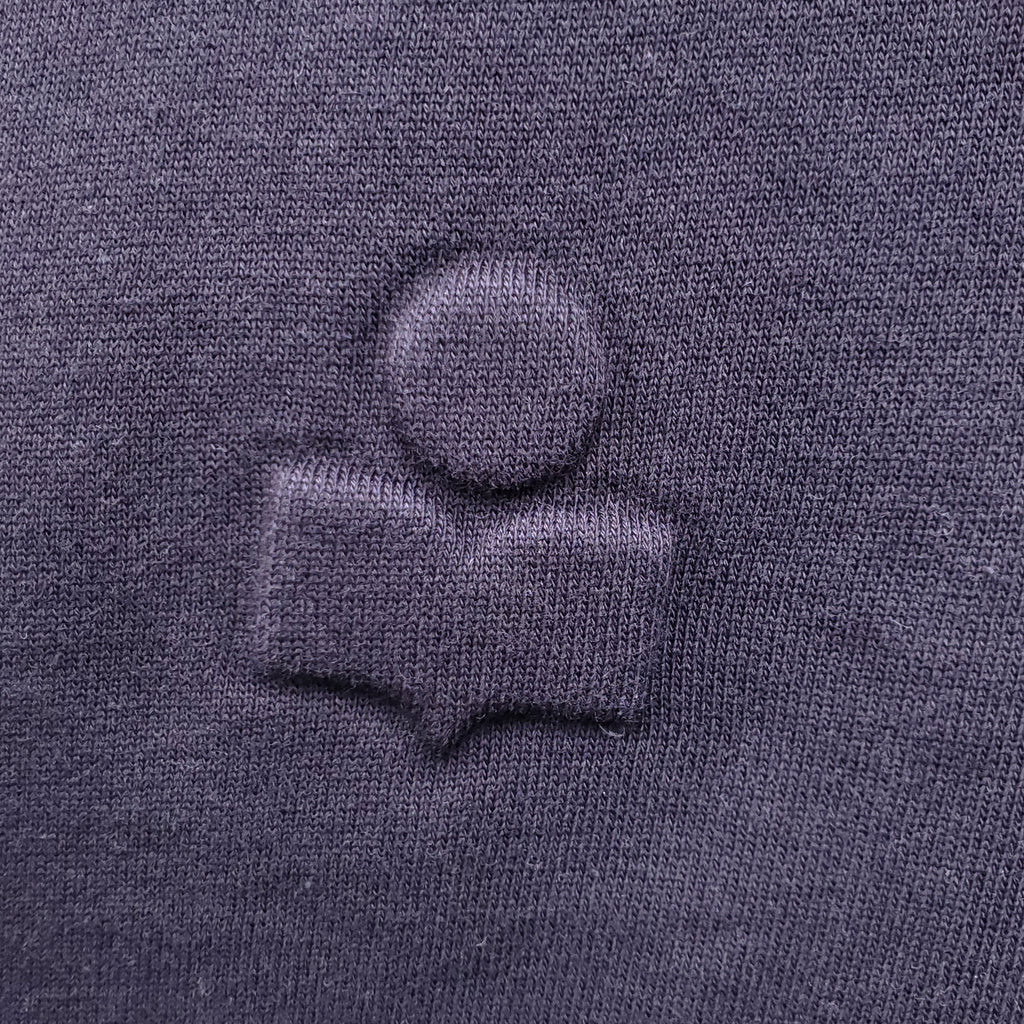 ISABEL MARANT ÉTOILE DARK GREY LOGO SWEATSHIRT - SIZE 36