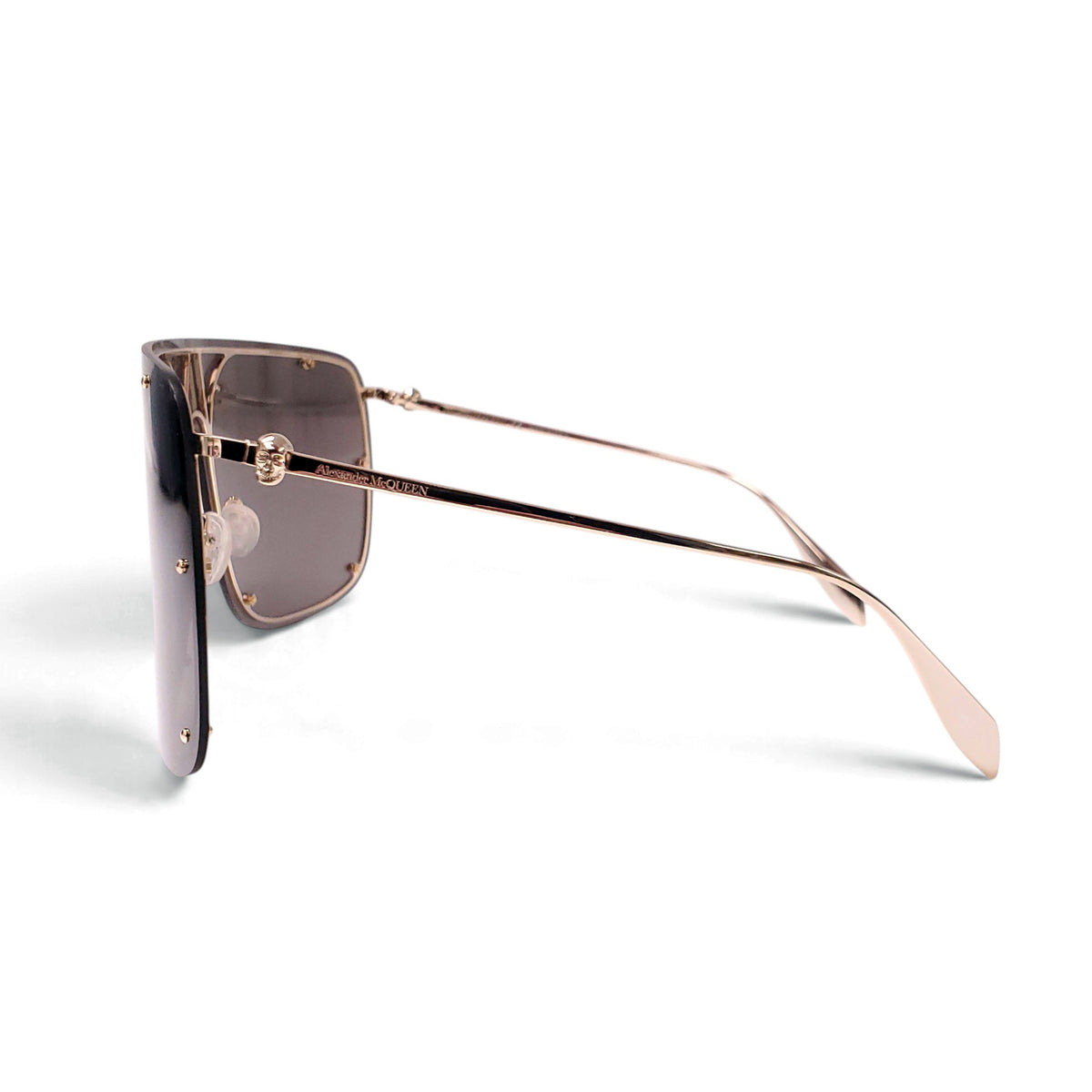ALEXANDER MCQUEEN GOLD STUD SUNGLASSES