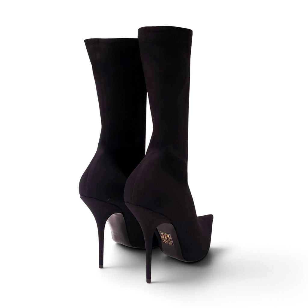BALENCIAGA FABRIC HALF BOOT IN JERSEY - SIZE 41