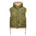 KHRISJOY REVERSIBLE BANDANA PRINT VEST - SIZE 00 (OVERSIZED)