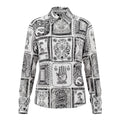 ACNE STUDIOS RUNWAY PATTERNED BLOUSE - SIZE 38