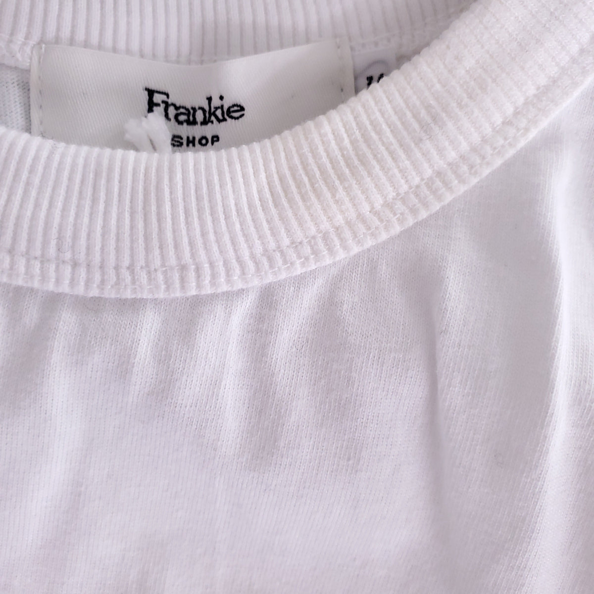 THE FRANKIE SHOP SHOULDER MUSCLE T-SHIRT - SIZE S