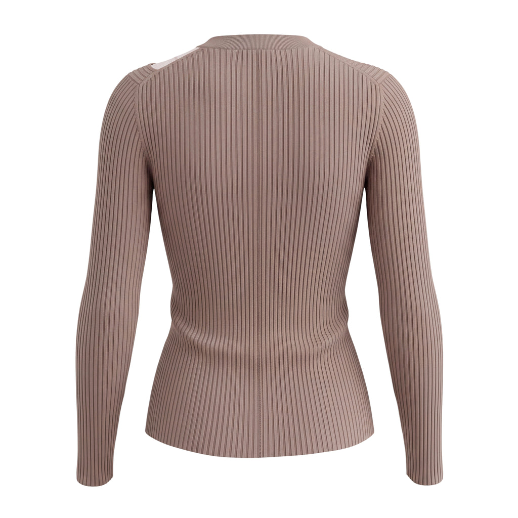 FENDI RIBBED MULTICOLOUR LONG SLEEVE - SIZE 36