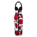 BALMAIN HALTER NECK JACQUARD DRESS - SIZE 38