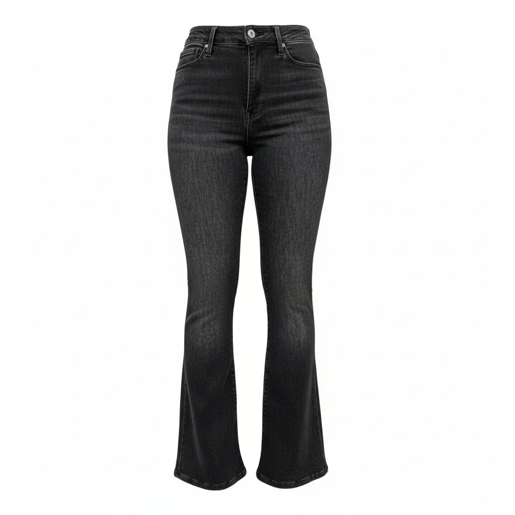 FRAME BLACK ‘LE SUPER HIGH FLARE’ JEANS - SIZE 25