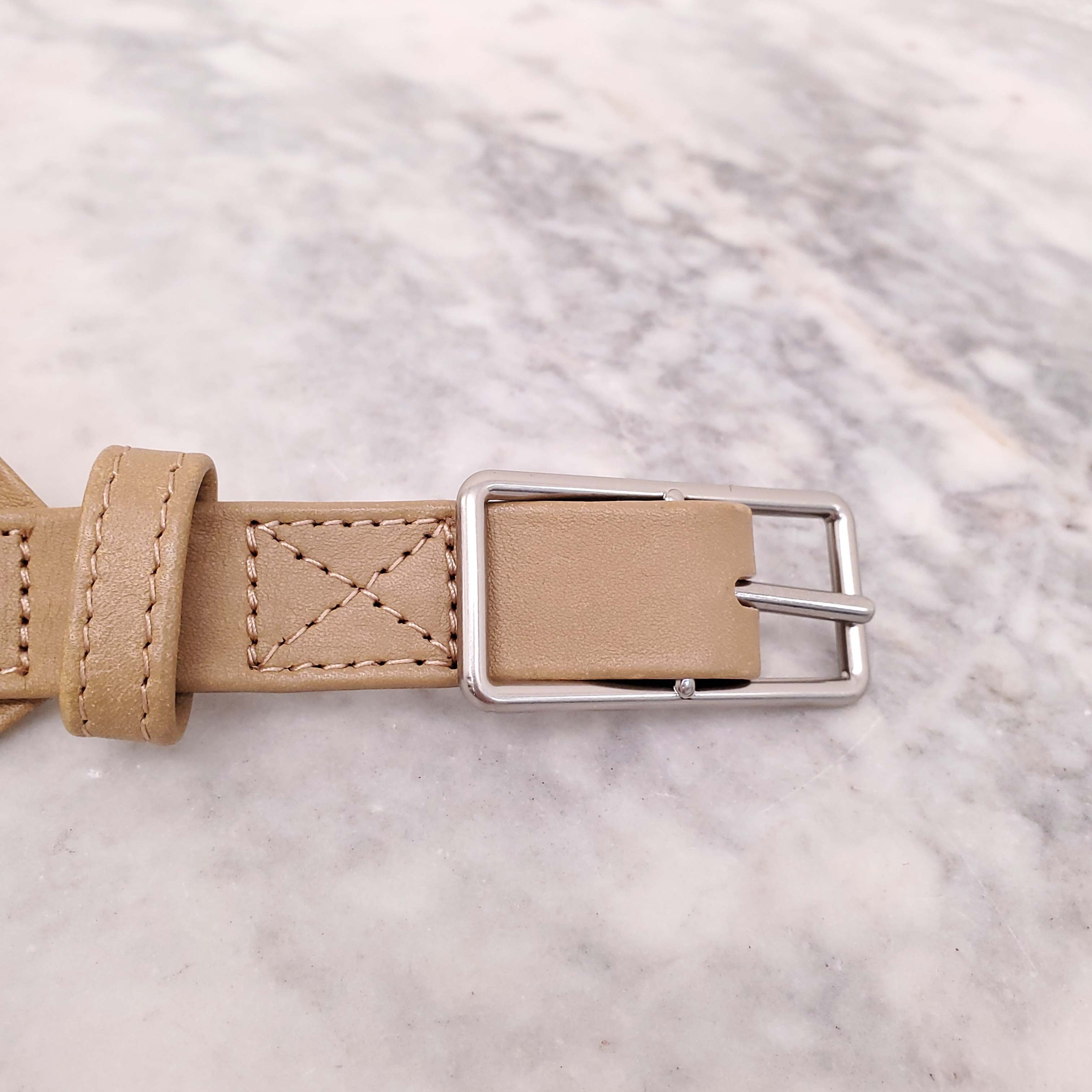 3.1 PHILLIP LIM BEIGE WAIST BELT - SIZE S
