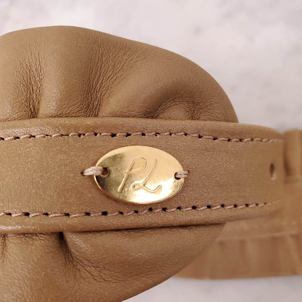 3.1 PHILLIP LIM BEIGE WAIST BELT - SIZE S