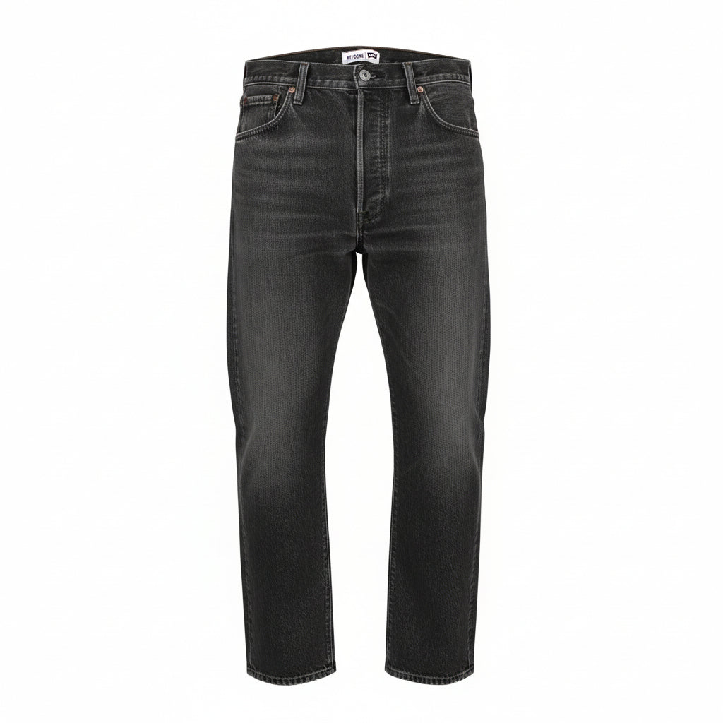 LEVI’S X RE/DONE FADED BLACK HIGH RISE JEANS - SIZE 26