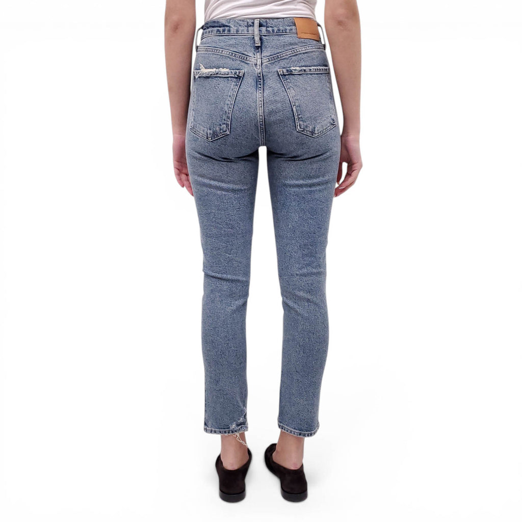 CITIZENS OF HUMANITY FADED BLUE 'CHARLOTTE' SKINNY JEANS - SIZE 26