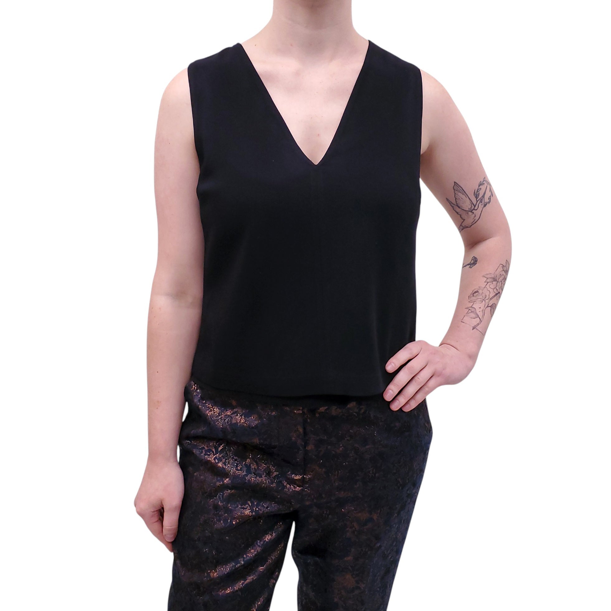 A.L.C. BLACK TANK TOP - SIZE 6