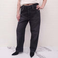 ACNE GREY JEANS WITH TIE DETAIL - SIZE EU 31