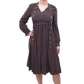 OPENING CEREMONY OVERSIZED PATTERNED LONG SLEEVE DRESS - SIZE 0