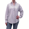 ACNE STUDIOS STRIPED LOGO SHIRT - SIZE 38