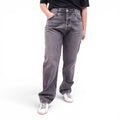 AGOLDE BLACK ACID WASH '90’S PINCH WAIST' JEANS - SIZE 32