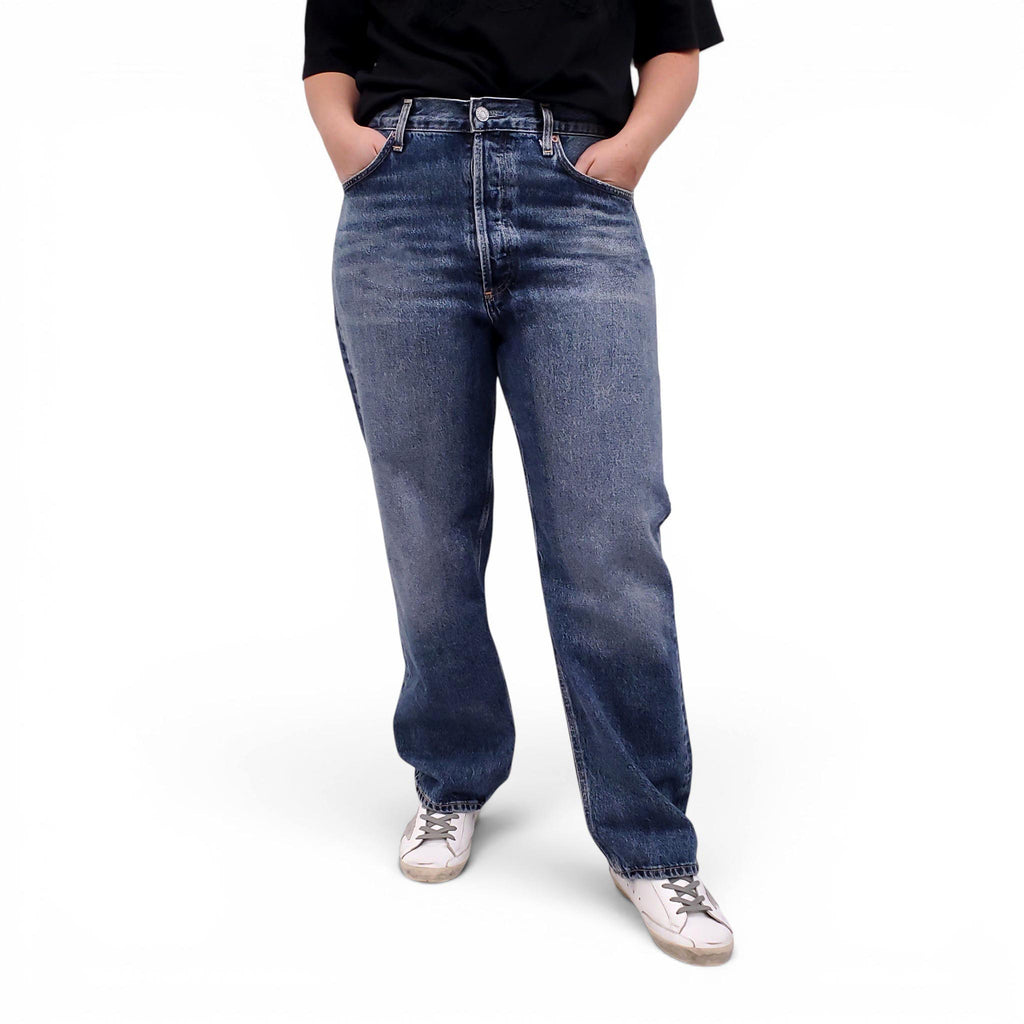 AGOLDE MEDIUM ACID WASH '90’S JEAN' - SIZE 31