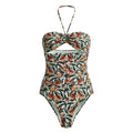 AGUA BY AGUA MONARCA ZAUL MULTICOLOUR ONE-PIECE SWIMSUIT - SIZE S