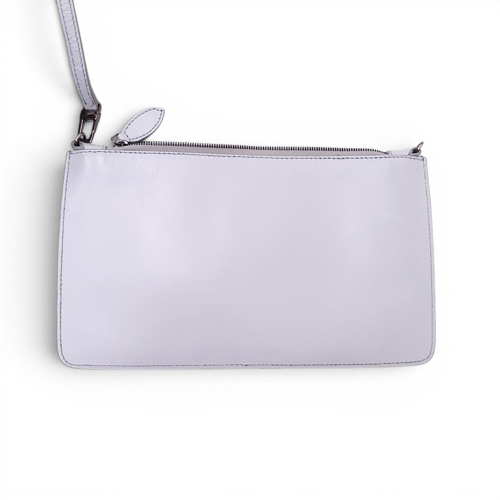 ALAÏA BABY BLUE MINA 32 TOTE BAG