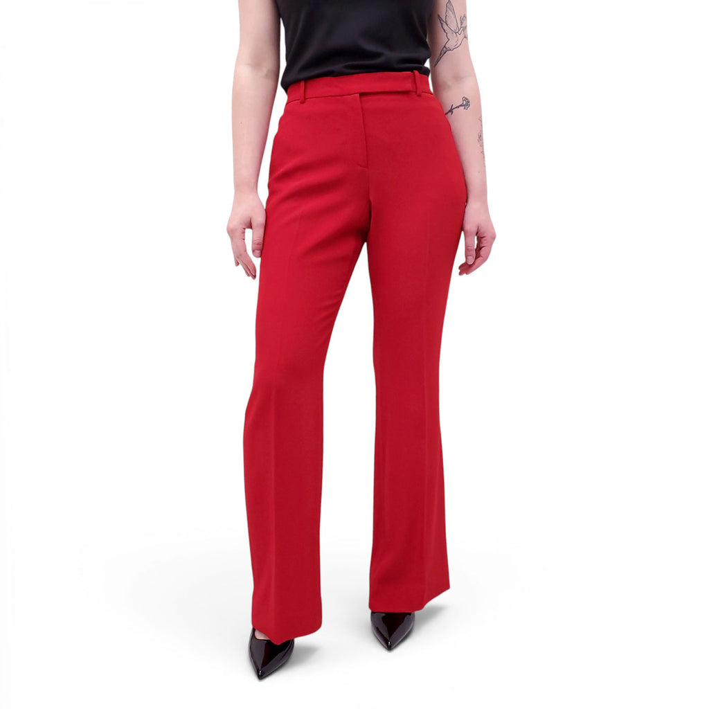 ALEXANDER MCQUEEN RED BLAZER AND PANT SET - SIZE 44