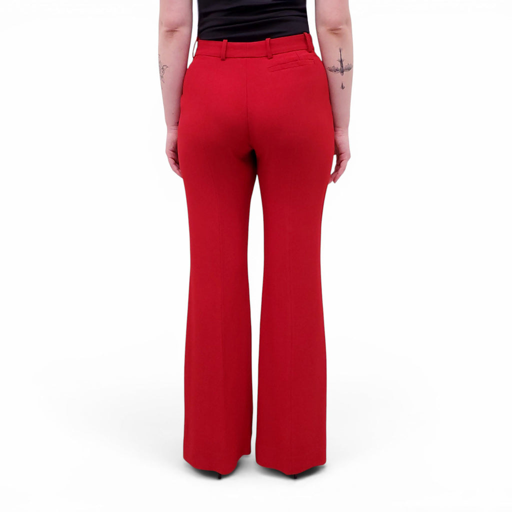ALEXANDER MCQUEEN RED BLAZER AND PANT SET - SIZE 44