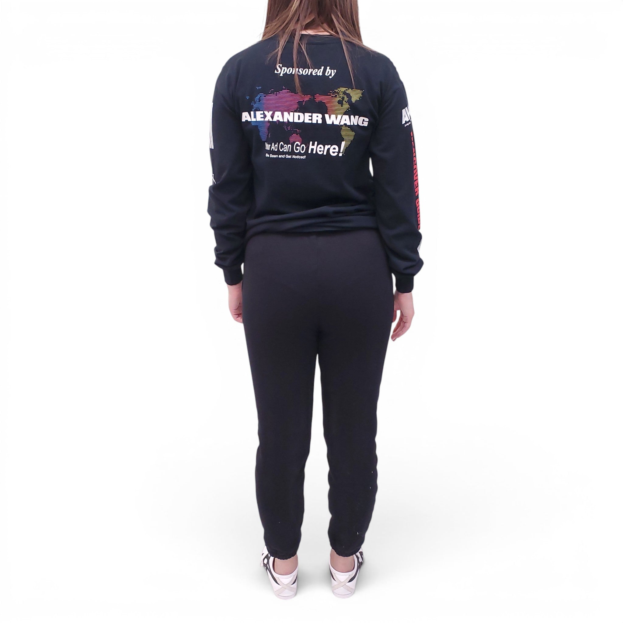 ALEXANDER WANG BLACK WANGFEST 2018 GRAPHIC SWEATSUIT - SIZE XS/S