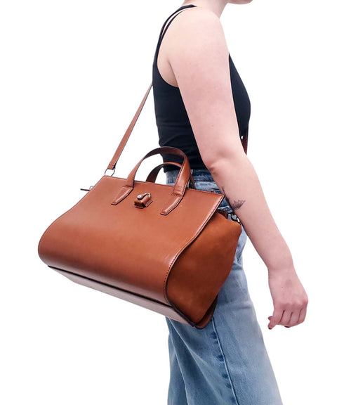 ALEXANDER WANG BROWN LEATHER BAG