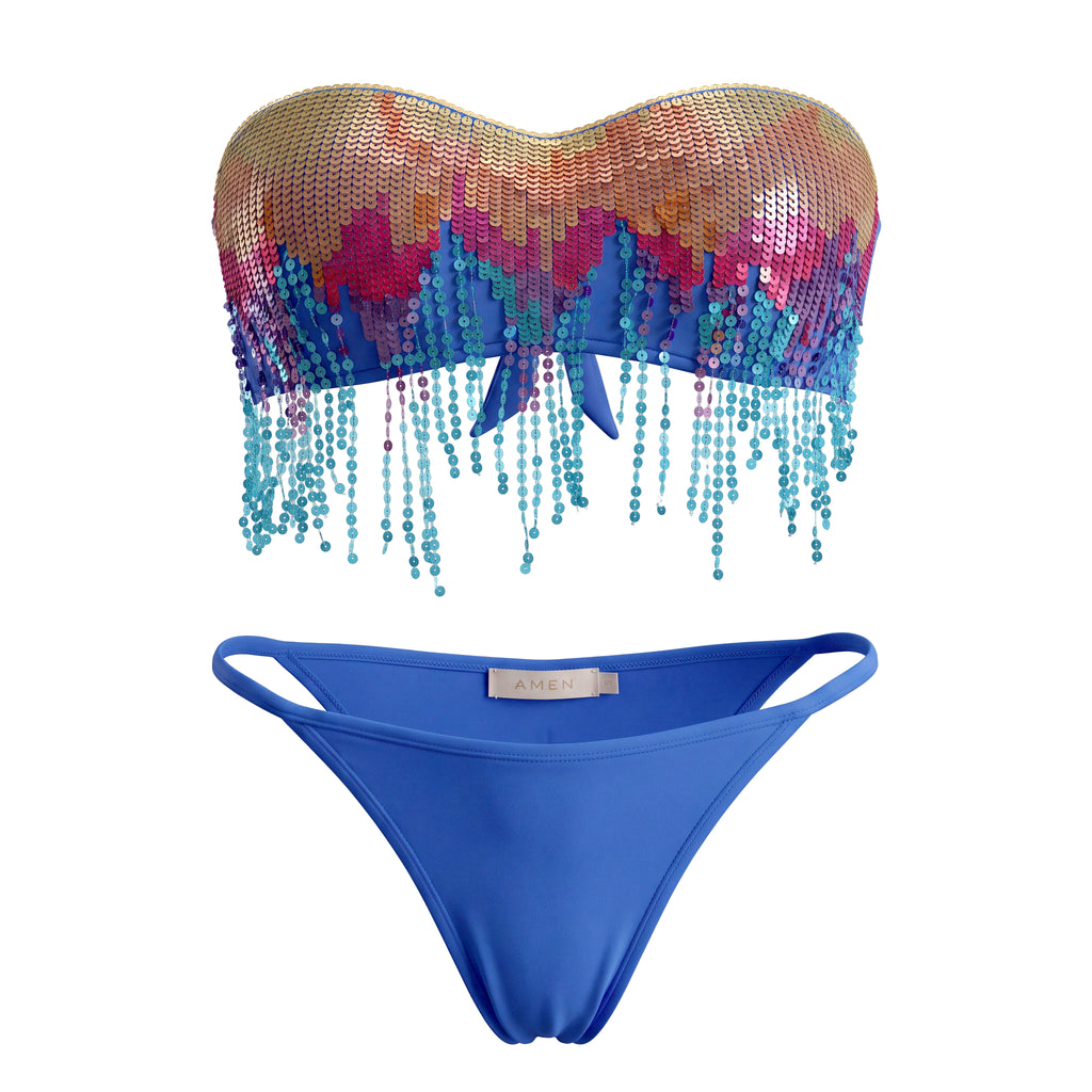 AMEN SEQUIN SWIMSUIT - SIZE S
