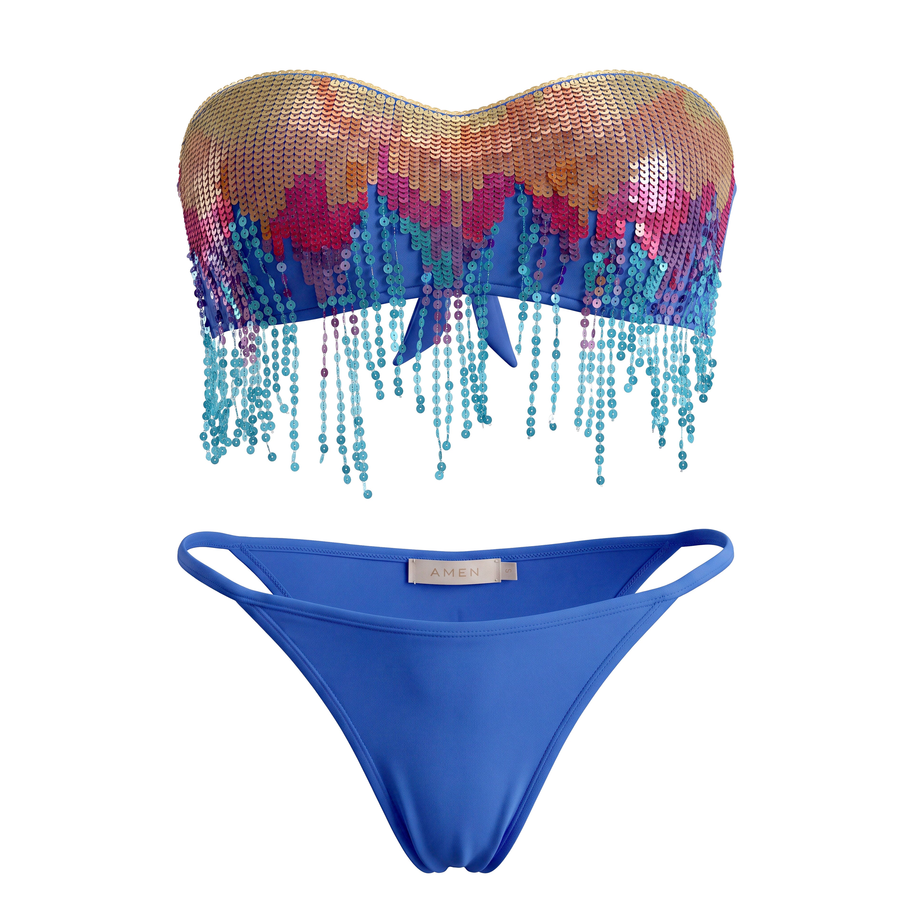 AMEN SEQUIN SWIMSUIT - SIZE S