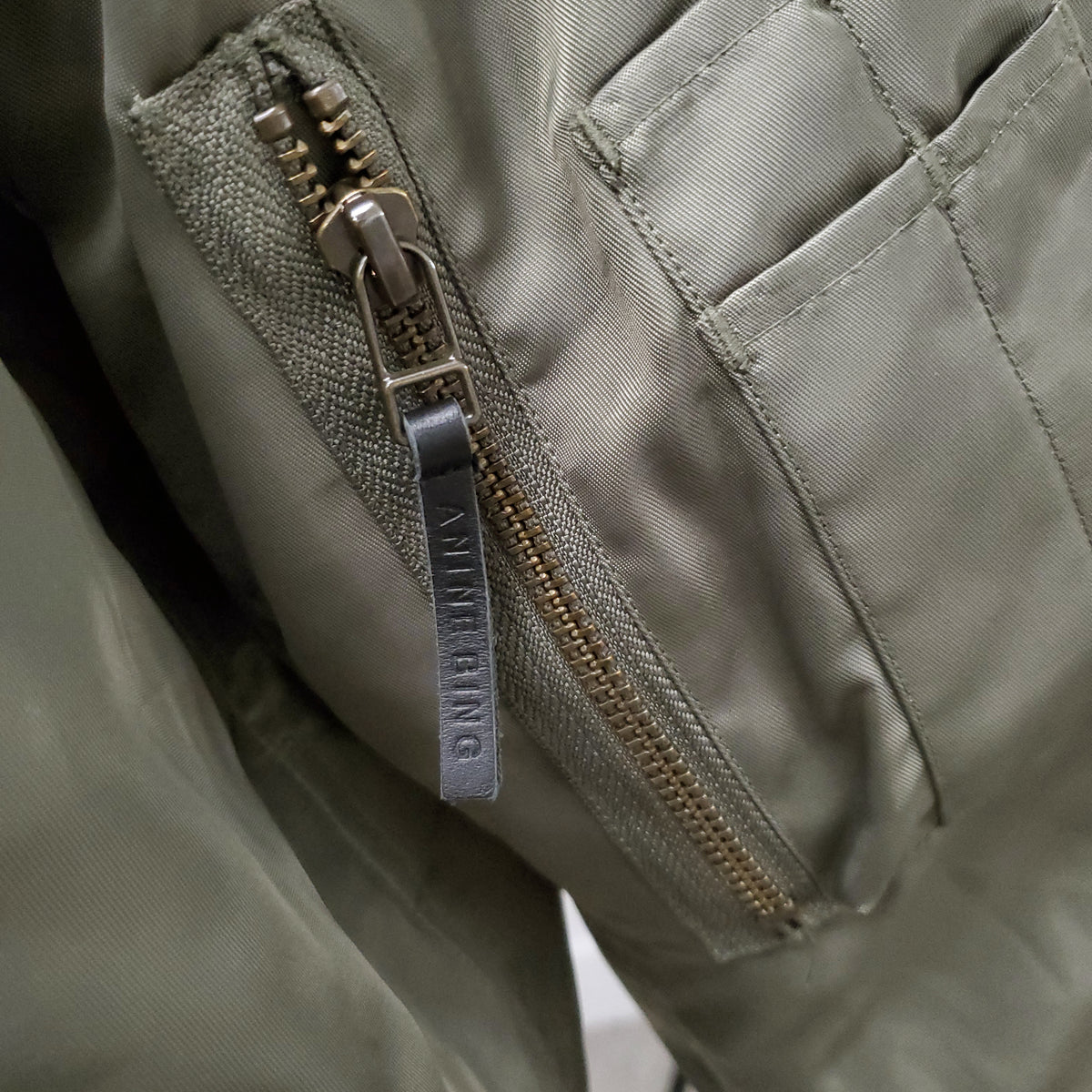 ANINE BING LEON BOMBER JACKET - SIZE XS
