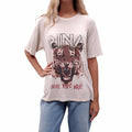 ANINE BING TIGER LOGO T-SHIRT - SIZE M