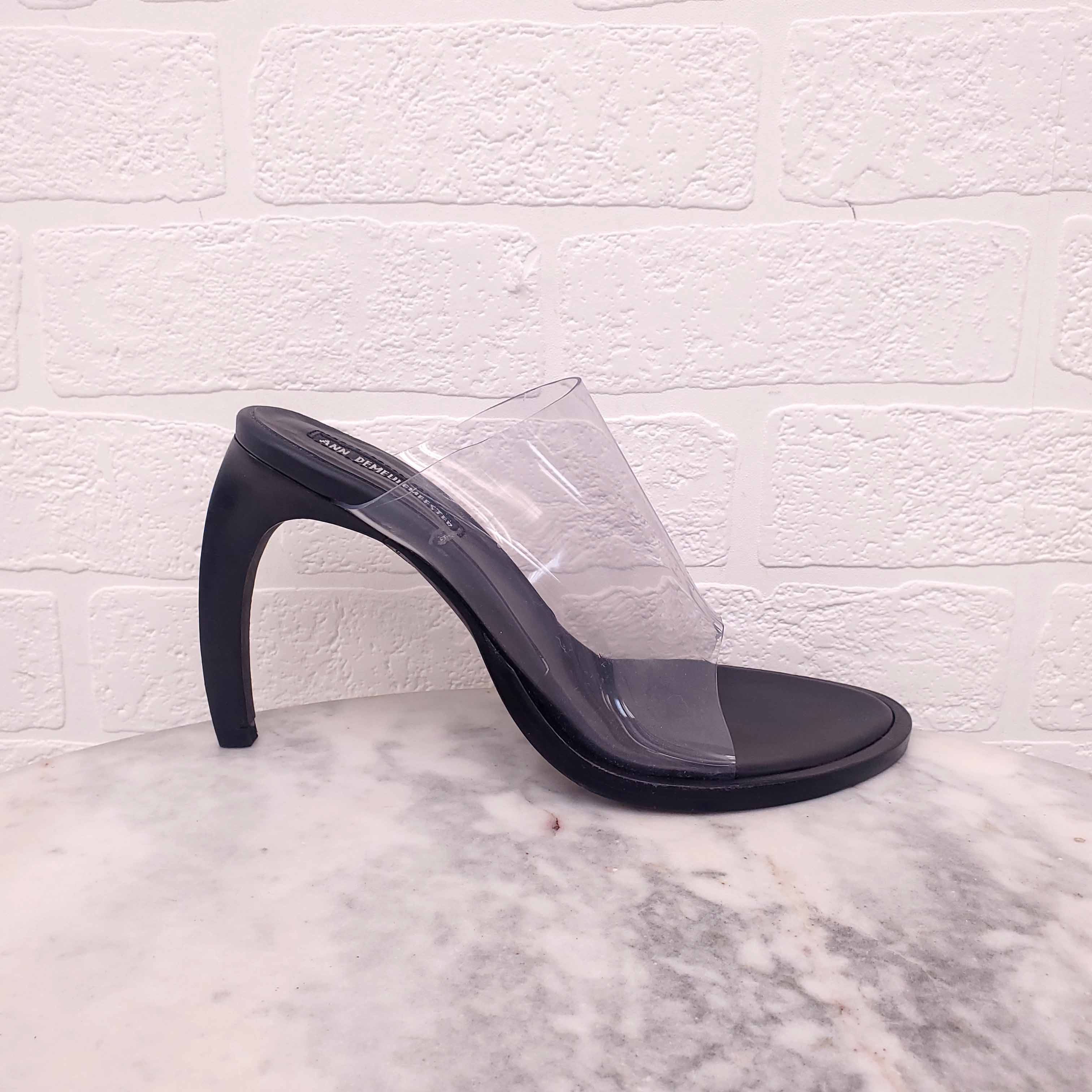 ANN DEMEULEMEESTER PVC HEELS - SIZE 37