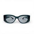 APERCU GREEN CAT EYE SUNGLASSES